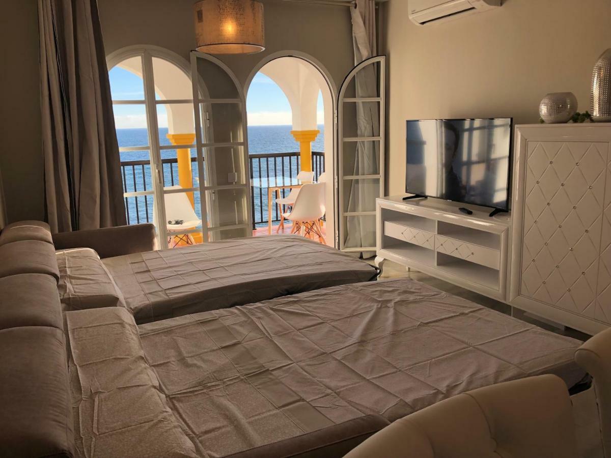 Balcon Del Mar 2-3 A, Apartament On The Beach Front La Cala De Mijas Eksteriør bilde